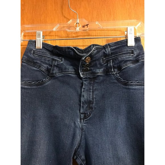 Jennifer Hudson JH  size 6 Soho jeans New York & Co. high waist ankle leggings - Picture 2 of 7